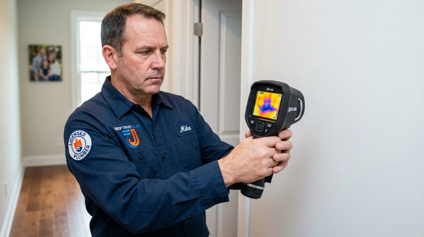 Thermal imaging leak detection by Johns Plumbing LLC in Laguna Beach